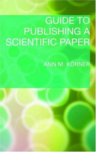 Guide to Publishing a Scientific Paper
