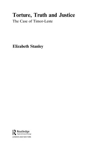 Torture, Truth and Justice