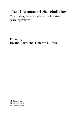 The Dilemmas of Statebuilding