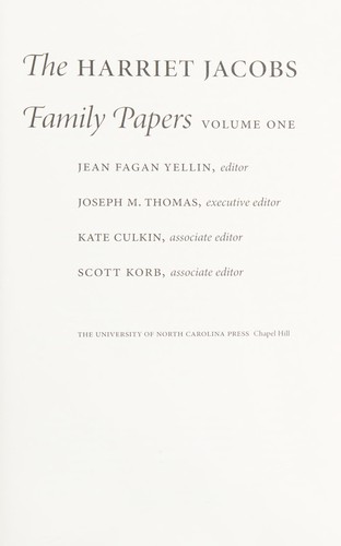 The Harriet Jacobs Family Papers