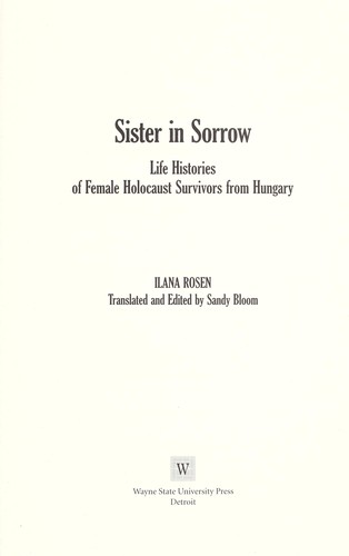 Sister in Sorrow
