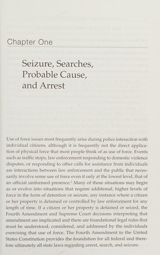 Reasonable Use of Force by Police