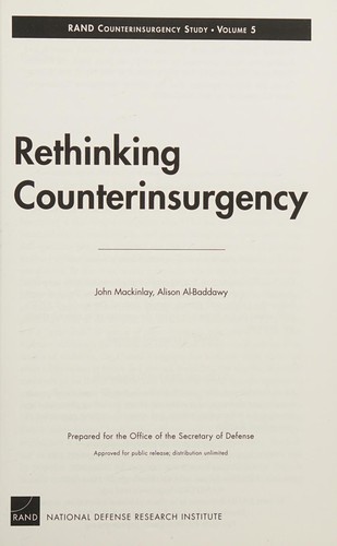 Rethinking Counterinsurgency
