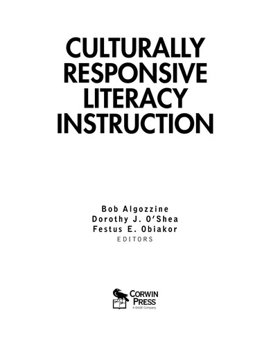 Culturally Responsive Literacy Instruction