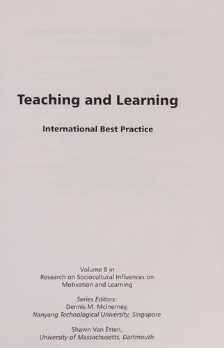 Teaching and Learning