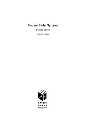 Modern Radar Systems, Second Edition