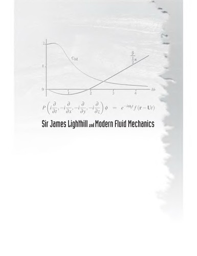 Sir James Lighthill and Modern Fluid Mechanics