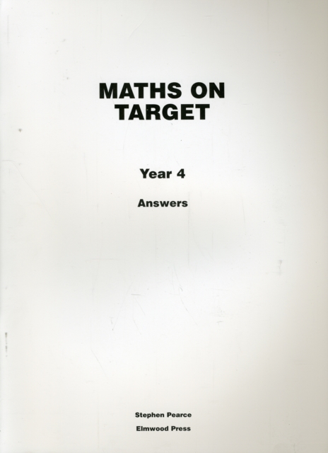 Maths on Target Year 4 Answers