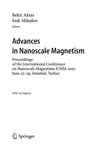 Advances in Nanoscale Magnetism (2009)