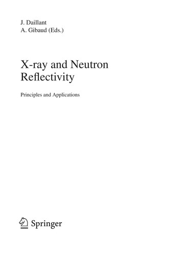 X-Ray and Neutron Reflectivity