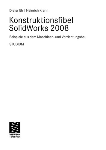 Konstruktionsfibel SolidWorks 2008