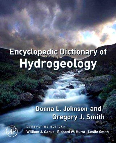 Encyclopedic Dictionary of Hydrogeology
