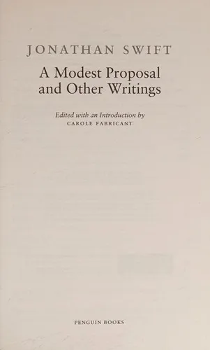 A Modest Proposal and Other Writings