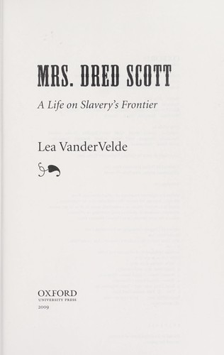 Mrs. Dred Scott