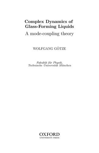 Complex Dynamics of Glass-Forming Liquids