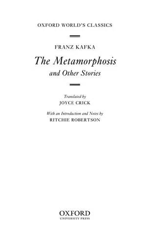 The Metamorphosis and Other Stories