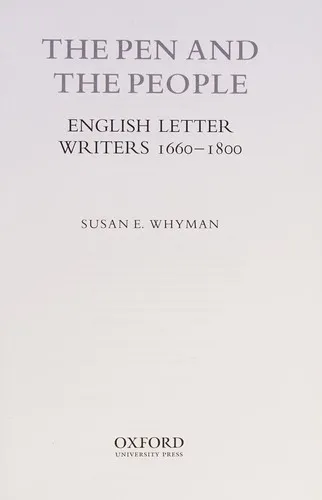 The Pen and the People : English Letter Writers 1660-1800