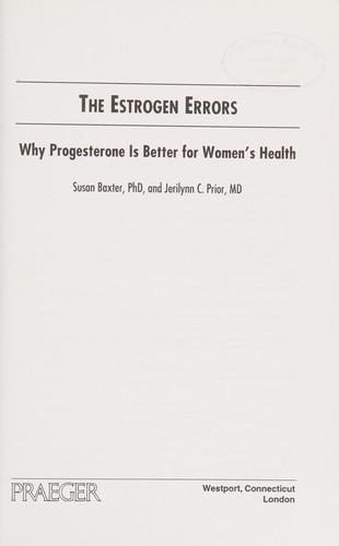 The Estrogen Errors