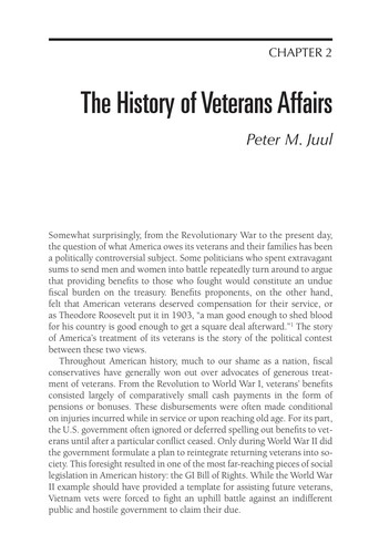 Serving America's Veterans