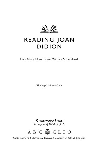 Reading Joan Didion