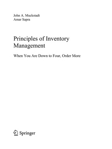 Principles of Inventory Management
