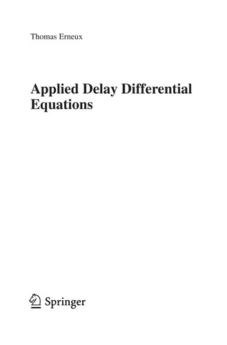 Applied Delay Differential Equations (2009)