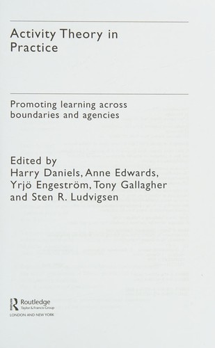 Activity Theory in Practice