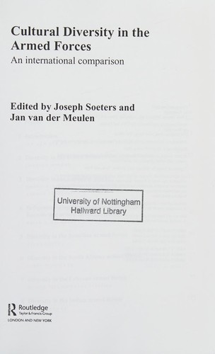 Cultural Diversity in the Armed Forces