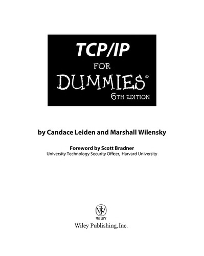 TCP / IP For Dummies