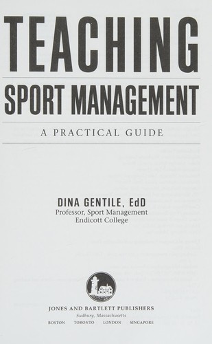 Teaching Sport Management
