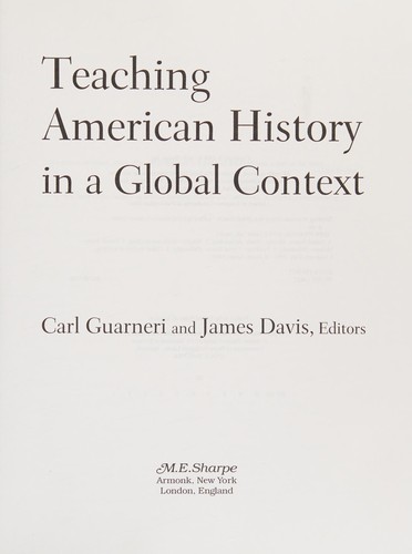 Teaching American History in a Global Context