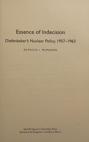 Essence of Indecision