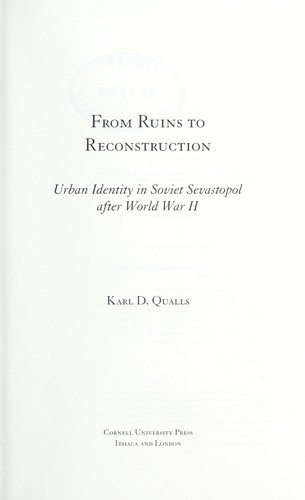 From Ruins to Reconstruction