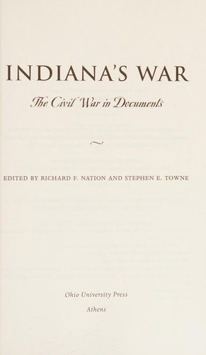 Indiana's War