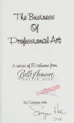 The Business of Professional Art