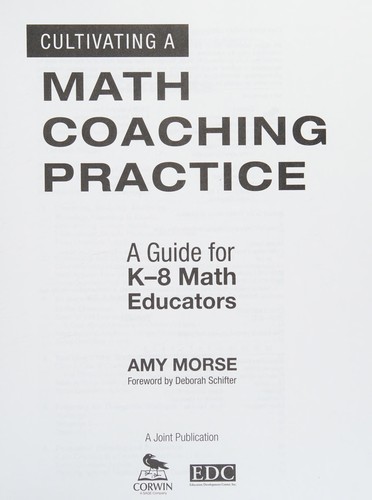 Cultivating a Math Coaching Practice
