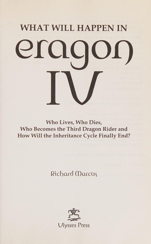 What Will Happen In Eragon Iv