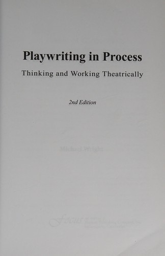 Playwriting in Process
