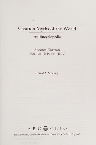 Creation Myths of the World