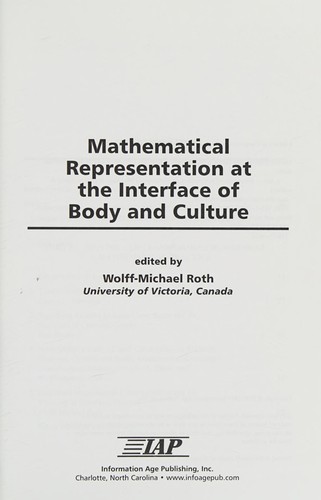 Mathematical Representation at the Interface of Body and Culture