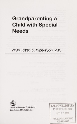 Grandparenting a Child with Special Needs