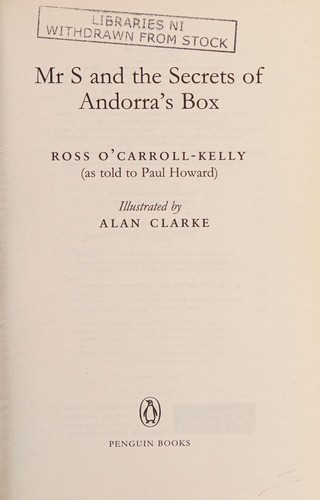 Mr S and the Secrets of Andorra's Box