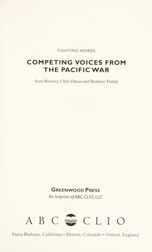 Competing Voices from the Pacific War