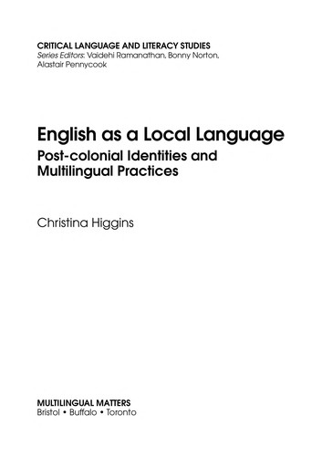 English as a Local Language