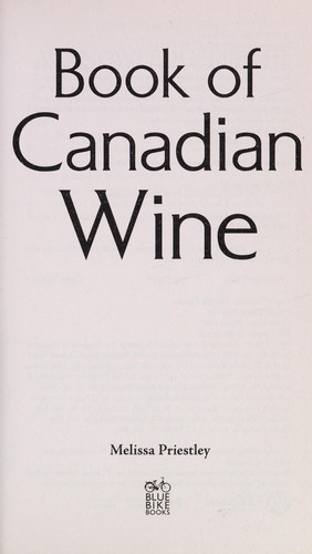 Book of Canadian Wine