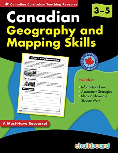 Canadian Geography and Mapping Skills Grades 3-5 (Introduce Students to Canada?s Physical Regions, Provinces, and Territories! Includes Informational)