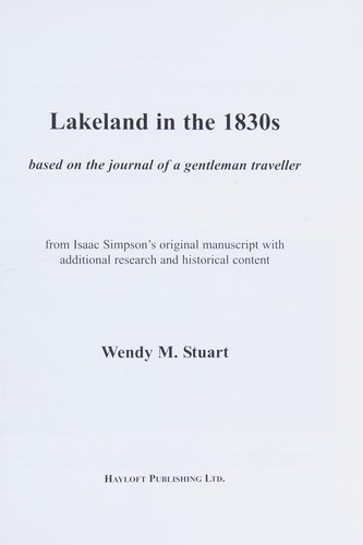 Lakeland in the 1830s