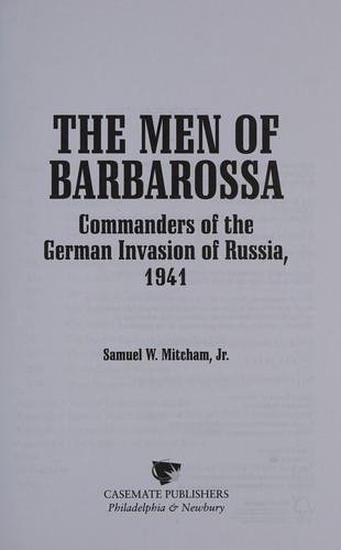Men of Barbarossa