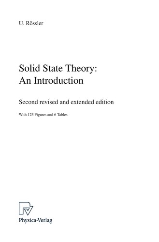 Solid State Theory