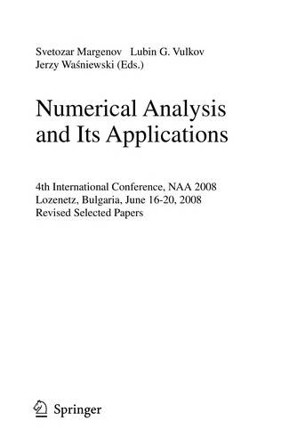 Numerical Analysis and Its Applications
